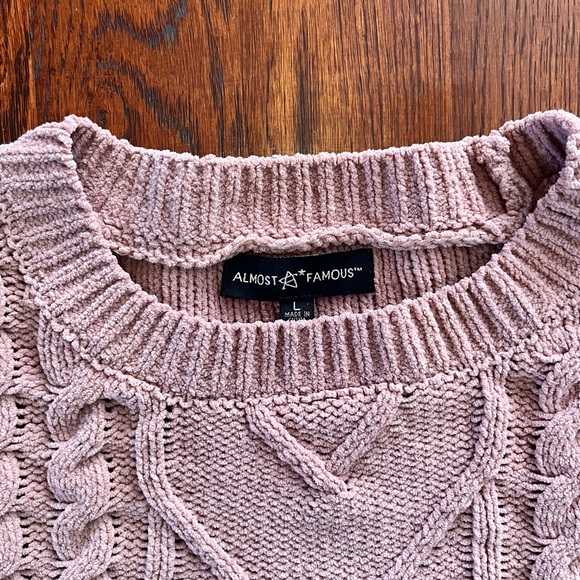 Light pink knitted sweater - Picture 3 of 4